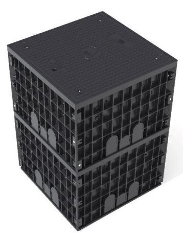 1000mm composite manhole chamber, EN124 C250