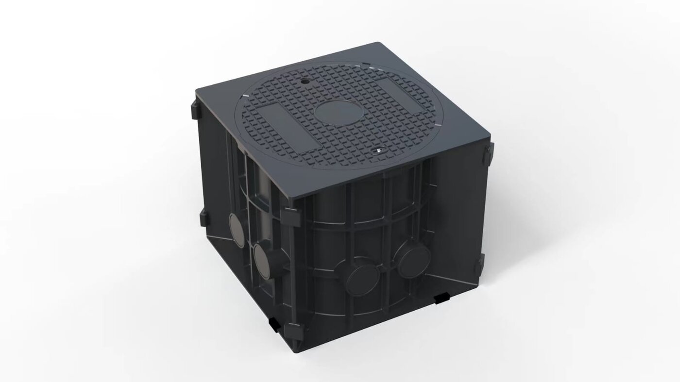 Composite handhole, 17x30x24in, Tier 22 rated