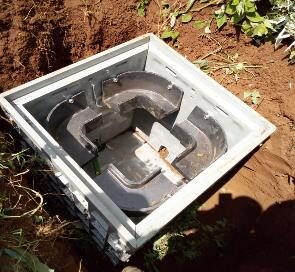 Modular composite handhole system installed for fiber network access